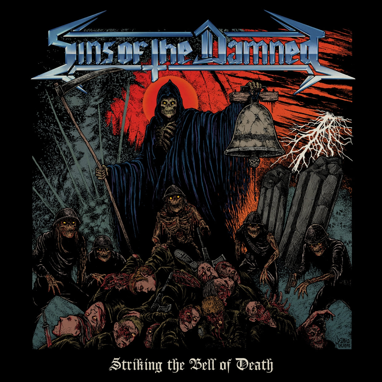 Sins Of The Damned - Striking The Bell Of Death - Metal - CD