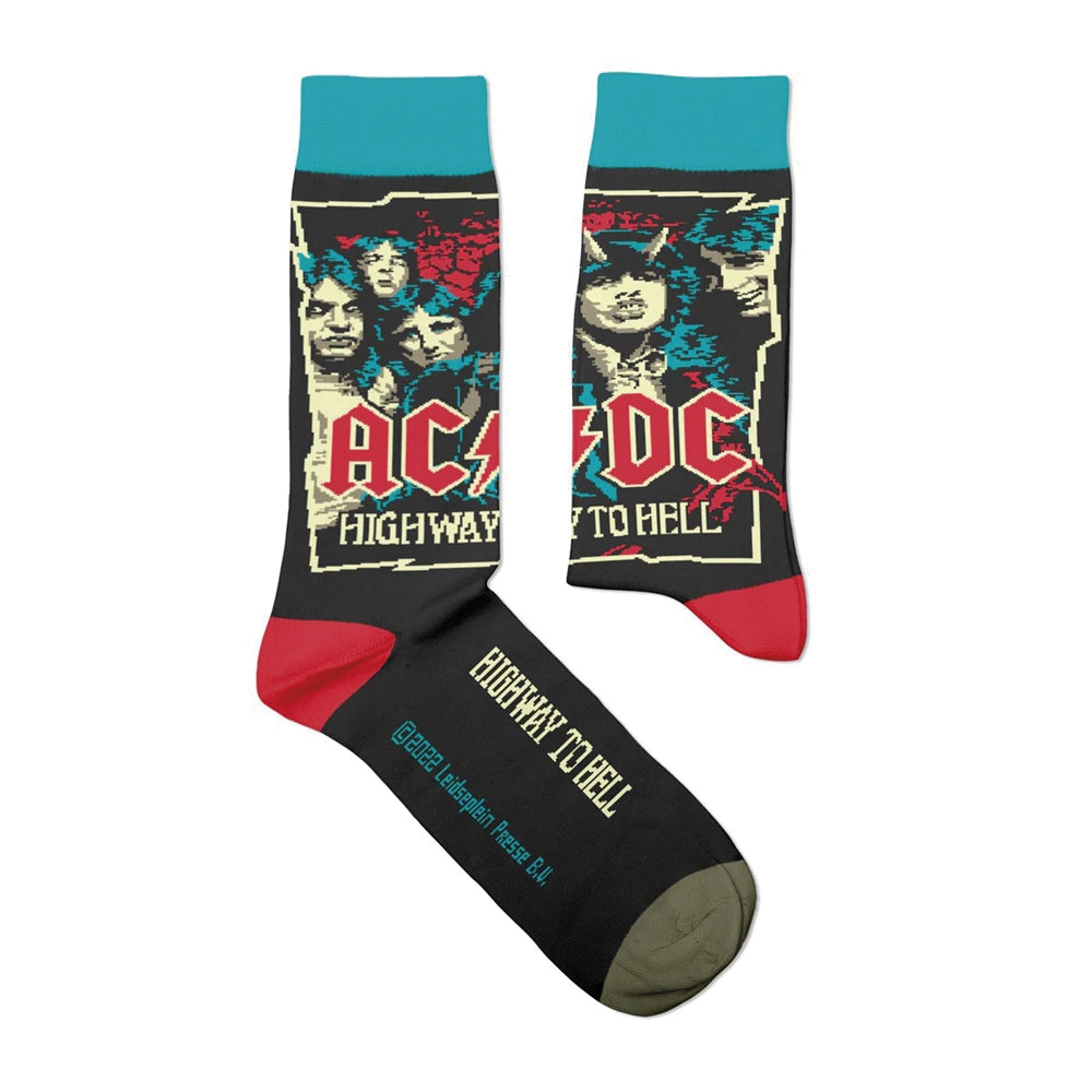 Ac/Dc - Highway To Hell (Eur 36-40/Uk 4-7/Us 4½-7½) - Rock - SOCK