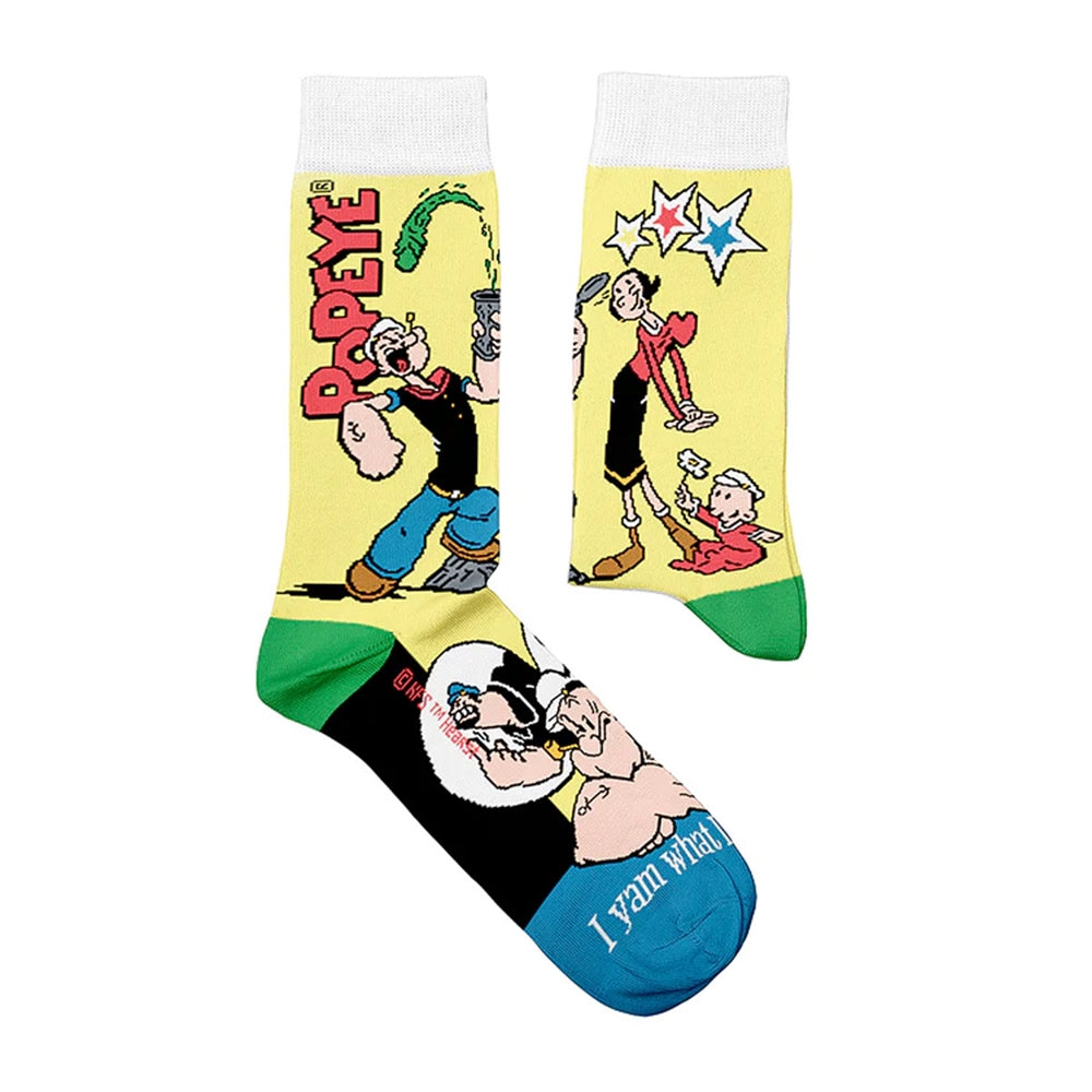 Popeye - I Yam What I Yam (Eu 41-46/Uk 7½-11½/Us 8-12) - Film/TV/Character - SOCK