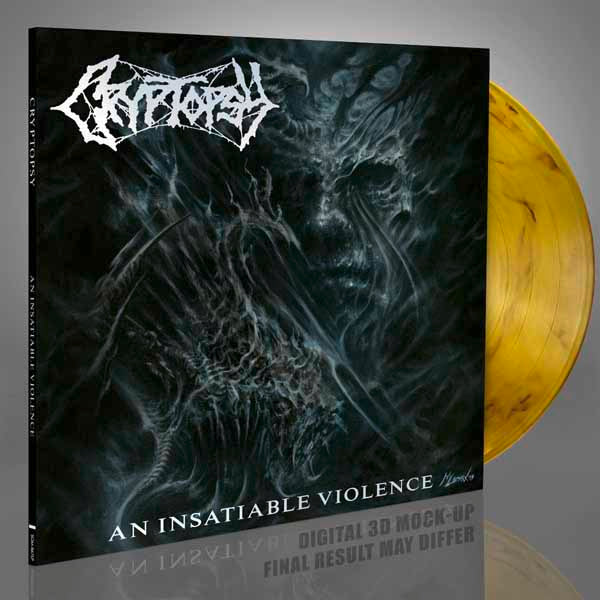 Cryptopsy - An Insatiable Violence (Transparent Yellow/Black Marbled Vinyl) - Death Metal - LP