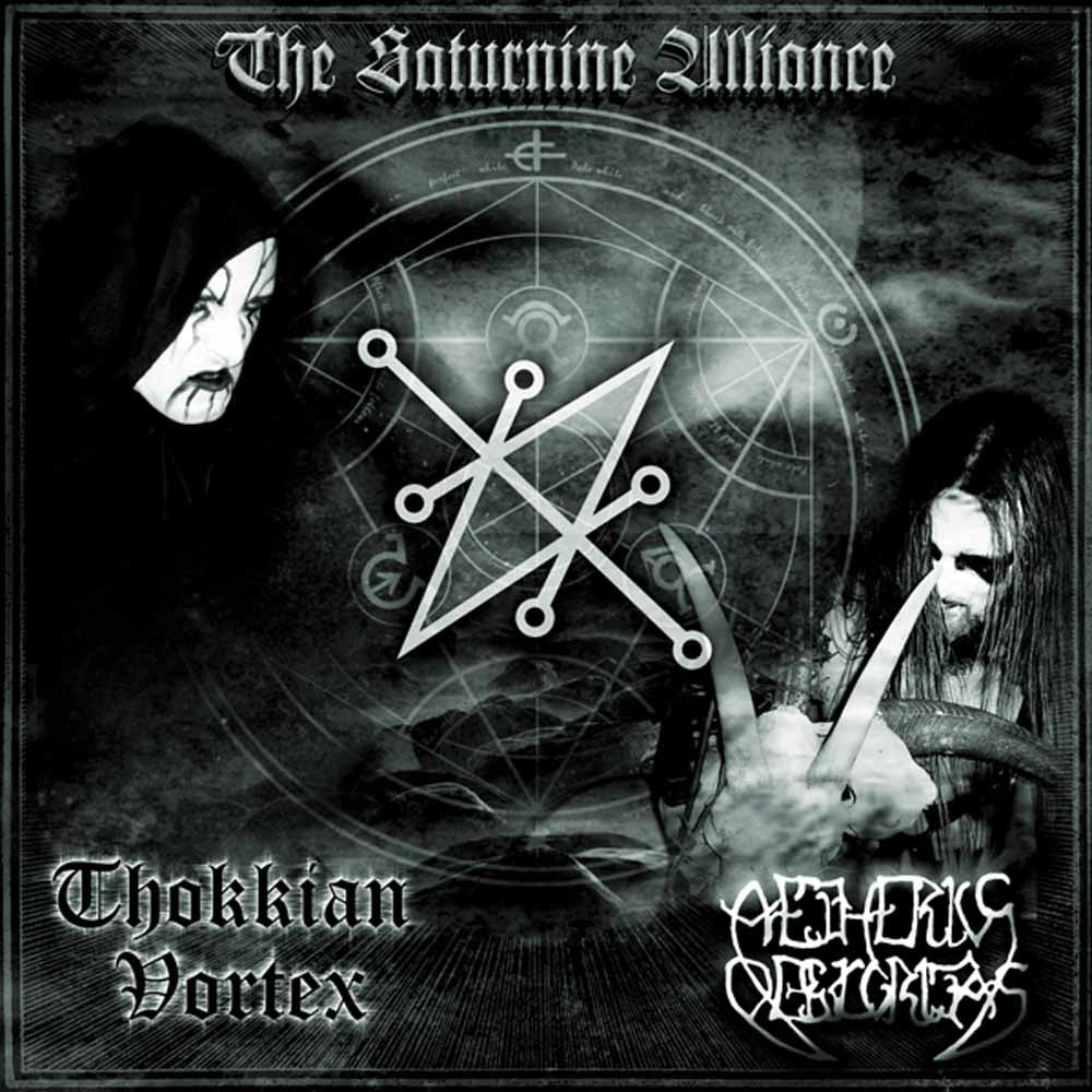 Thokkian Vortex / Aetherius Obscuritas - The Saturnine Alliance Split - Black Metal - MCD