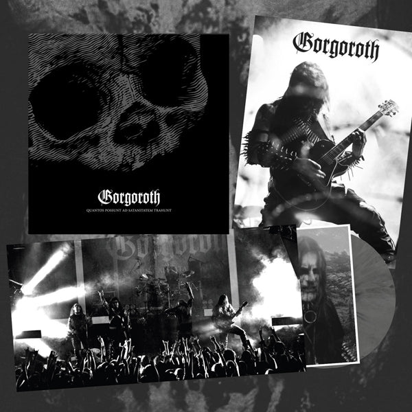 Gorgoroth - Quantos Possunt Ad Satanitatem Trahunt (Grey / Black Marble Vinyl) - Black Metal - LP