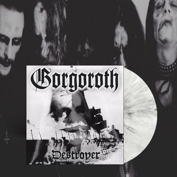 Gorgoroth - Destroyer (Limited White/Black Marbled Vinyl) - Black Metal - LP