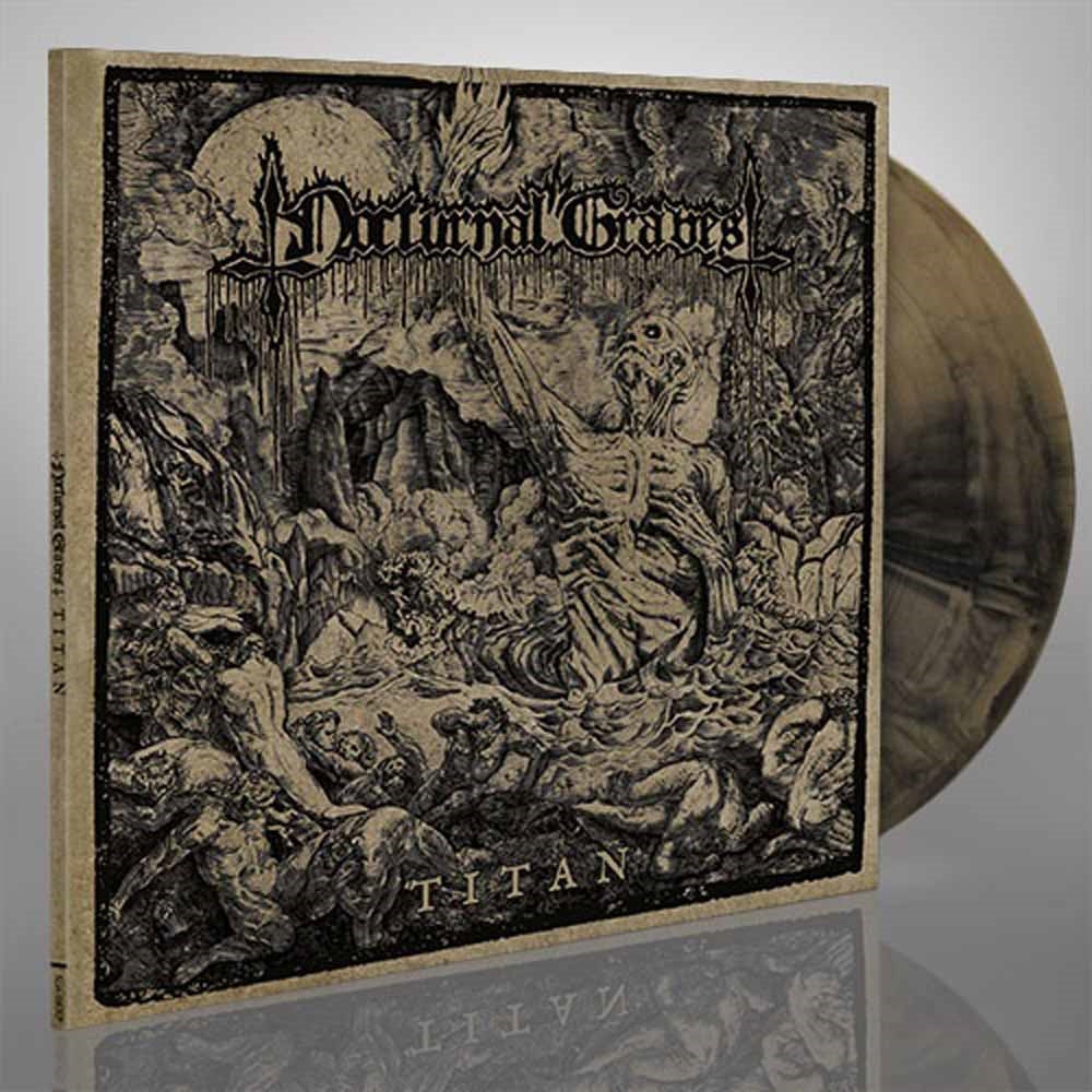 Nocturnal Graves - Titan (Gold/Black Vinyl) - Black Metal - LP
