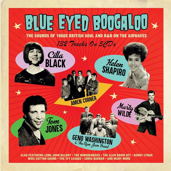 Blue Eyed Boogaloo - Cilla Black, Helen Shapiro, Amen Corner, Marty Wilde, Tom Jones, Geno Washington (5Cd) - Pop - 5CD