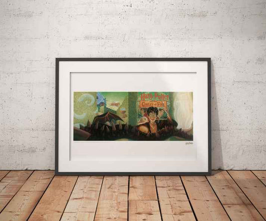 Harry Potter & the Goblet of Fire Book Cover Artwork Limited Edition Art Print