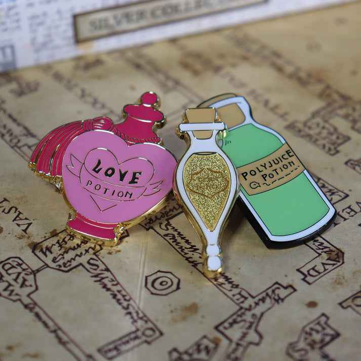 Harry Potter Limited Edition Potions Triple Pin Badge Set