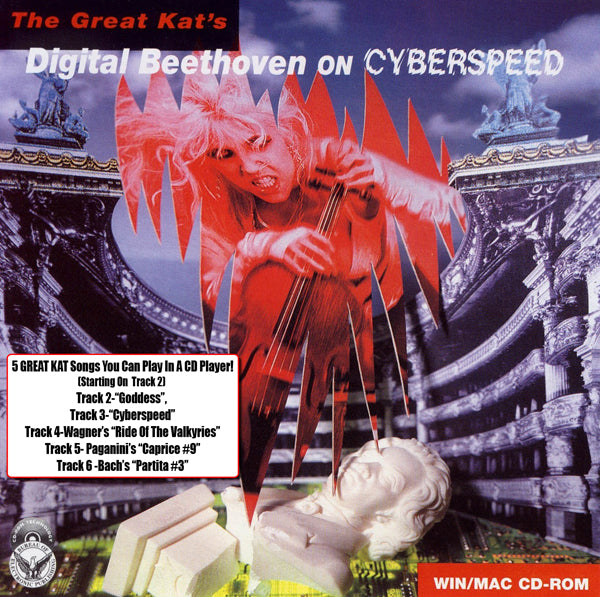 Great Kat - Digital Beethoven On Cyberspeed Cd-Rom - Metal - CD