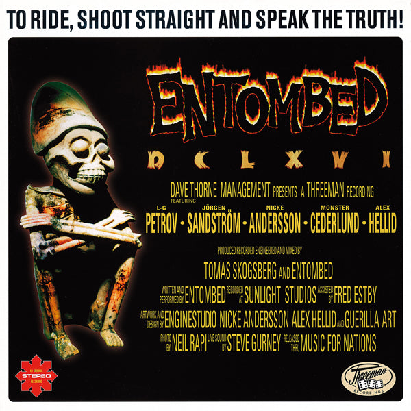 Entombed - Dclxvi - To Ride, Shoot Straight And Speak The Truth - Death Metal - CD