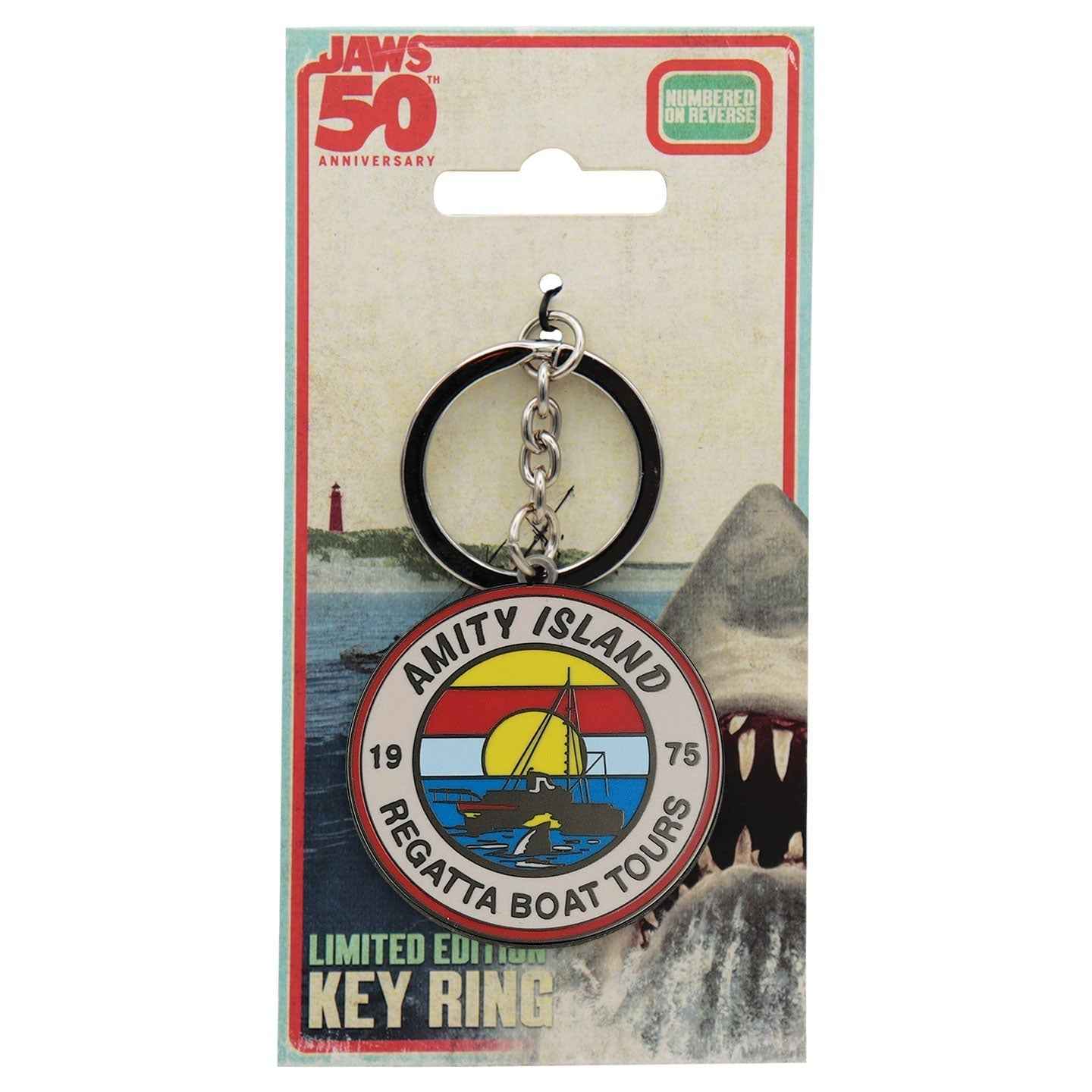 Jaws 50th Anniversary Regatta Boat Tour Keyring