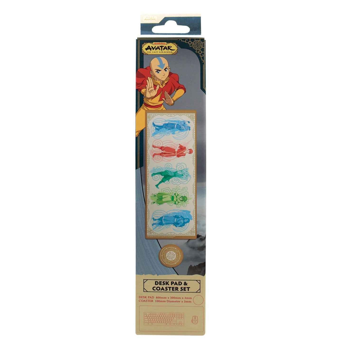 Avatar: The Last Airbender Elements Desk Pad & Coaster Set