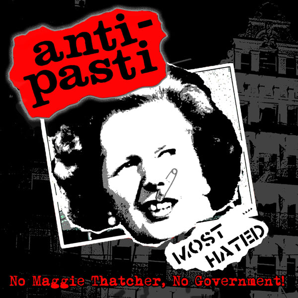 Anti-Pasti - No Maggie Thatcher, No Government! (Red/Black Vinyl + Poster) - Punk - LP