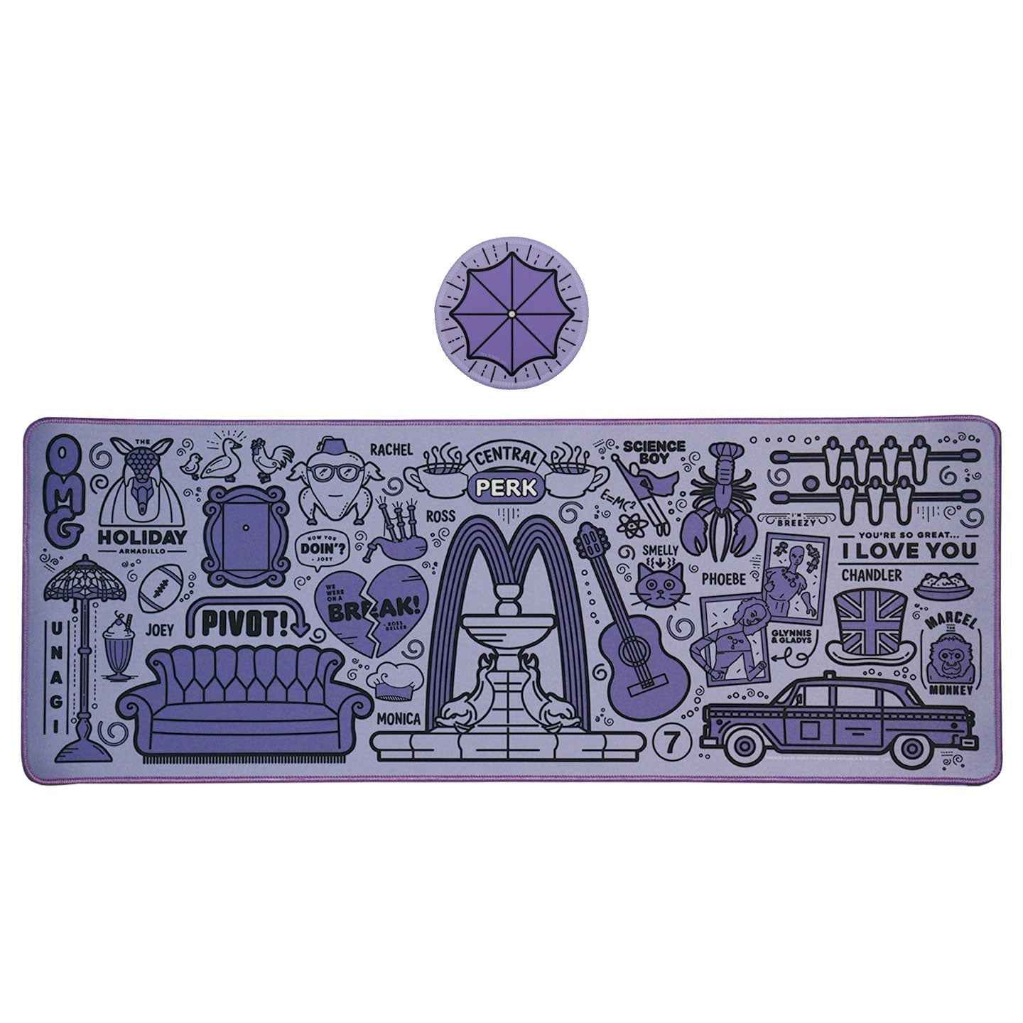 Friends Desk Pad & Coaster Set