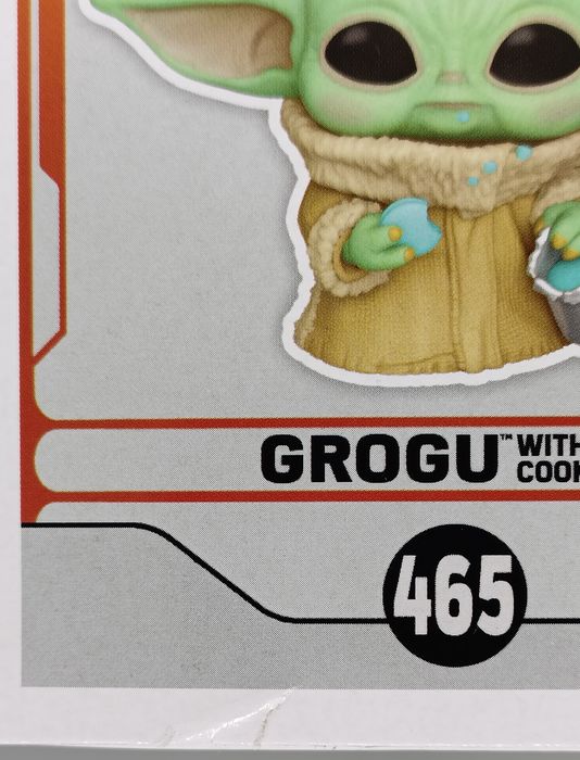 465 Grogu (with Cookies) Star Wars The Mandalorian Box Damaged Funko POP