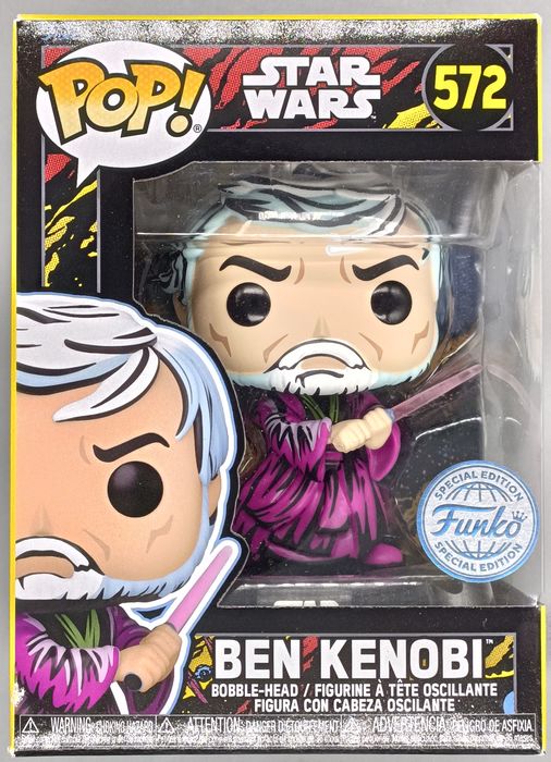 572 Ben Kenobi (Retro) - Star Wars Funko POP