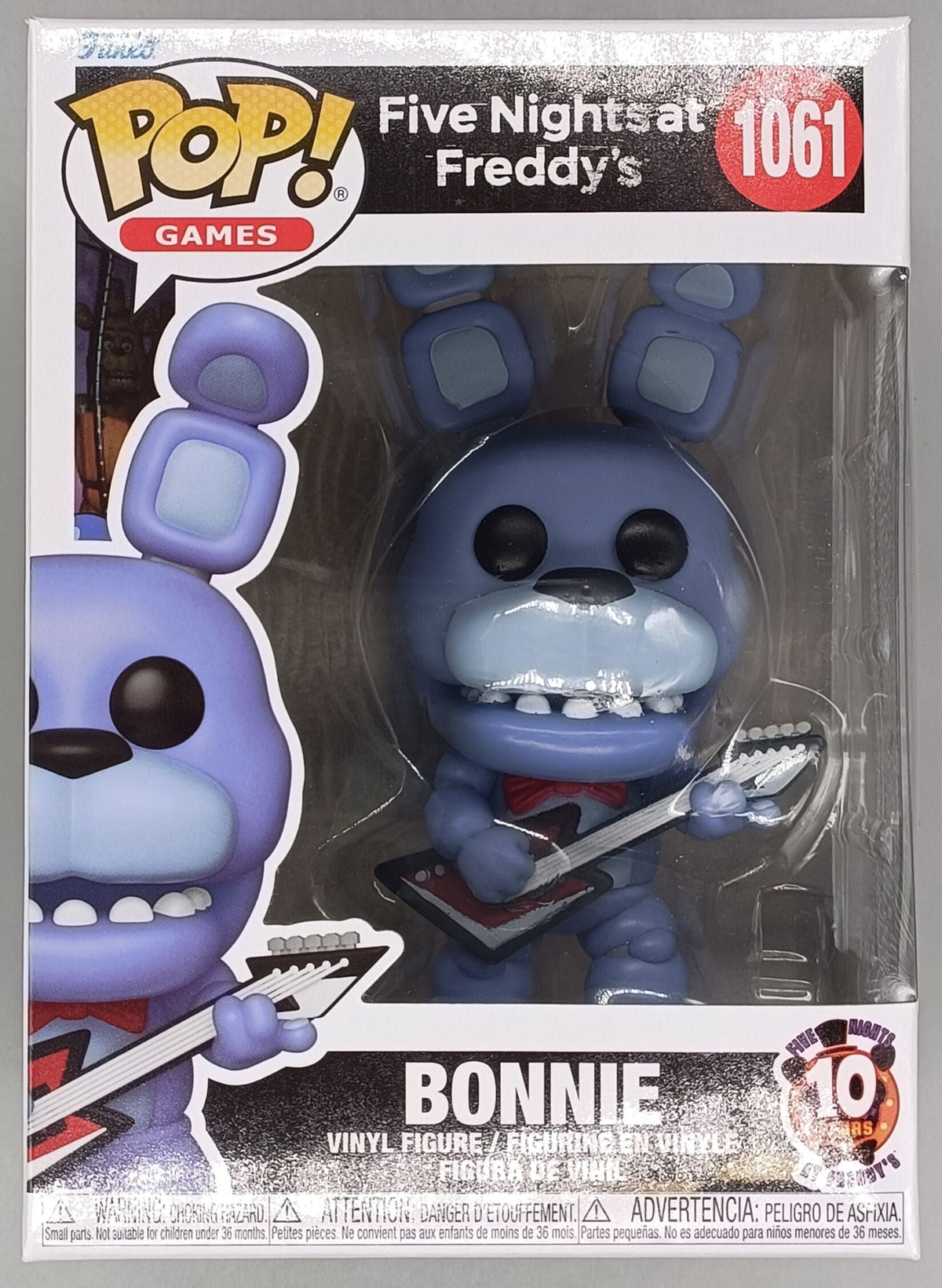 1061 Bonnie - Five Nights at Freddy's 10th Anniversary FNAF Funko POP - Brand New Funko