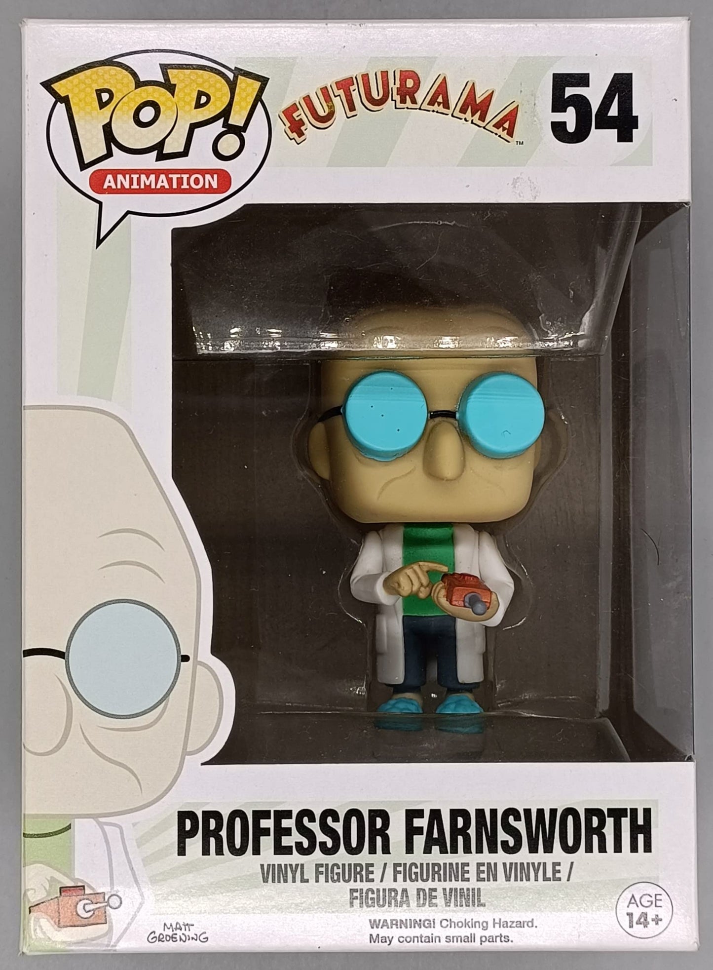 54 Professor Farnsworth - Futurama - Funko POP - Box Damaged