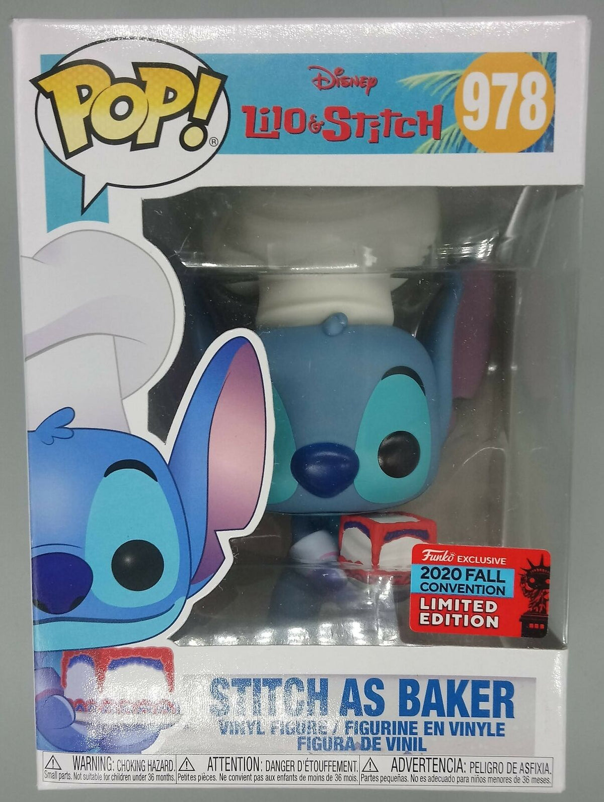 978 Stitch (as Baker) - Disney Lilo & Stitch - 2020 Con Funko POP Funko