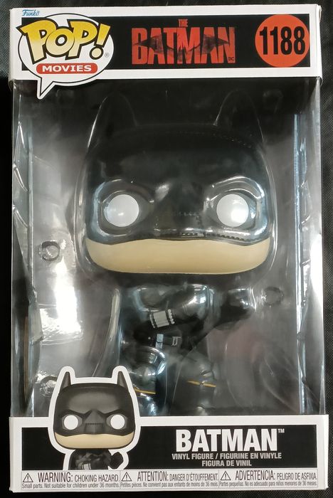1188 Batman 10 Inch DC - The Batman - Funko POP - Box Damaged Funko