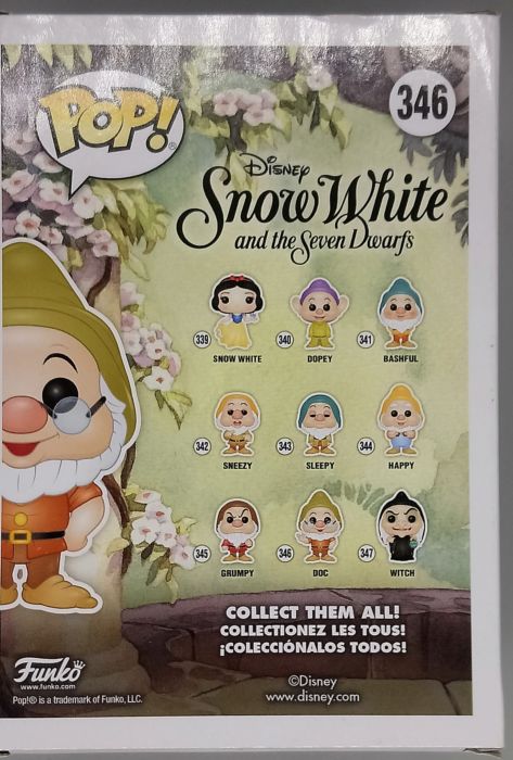 346 Doc - Disney Snow White and the Seven Dwarfs Funko POP - Box Damaged