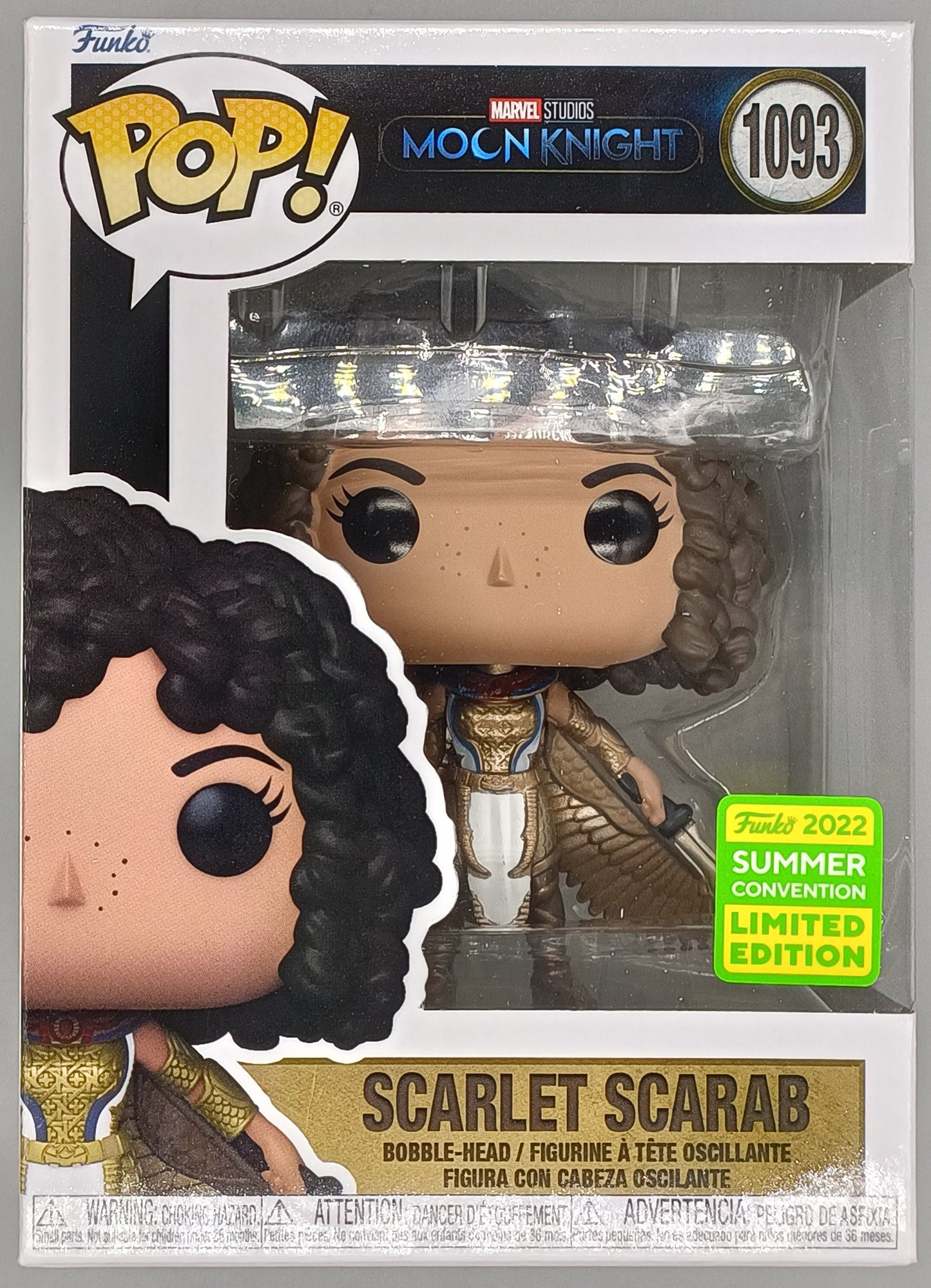 1093 Scarlet Scarab - Marvel Moon Knight - 2022 Con Funko POP