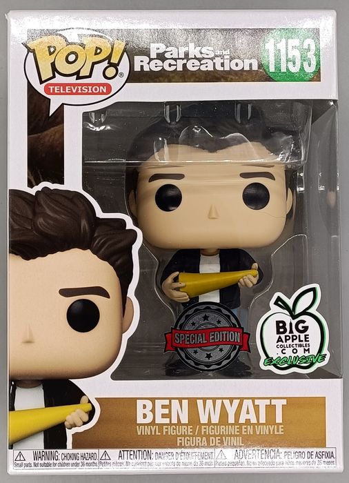 1153 Ben Wyatt - Parks and Recreation - Box Damaged Funko POP Funko