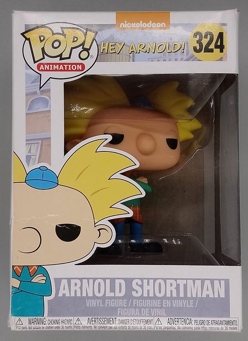324 Arnold Shortman - Nickelodeon Hey Arnold - Damaged Box Funko POP