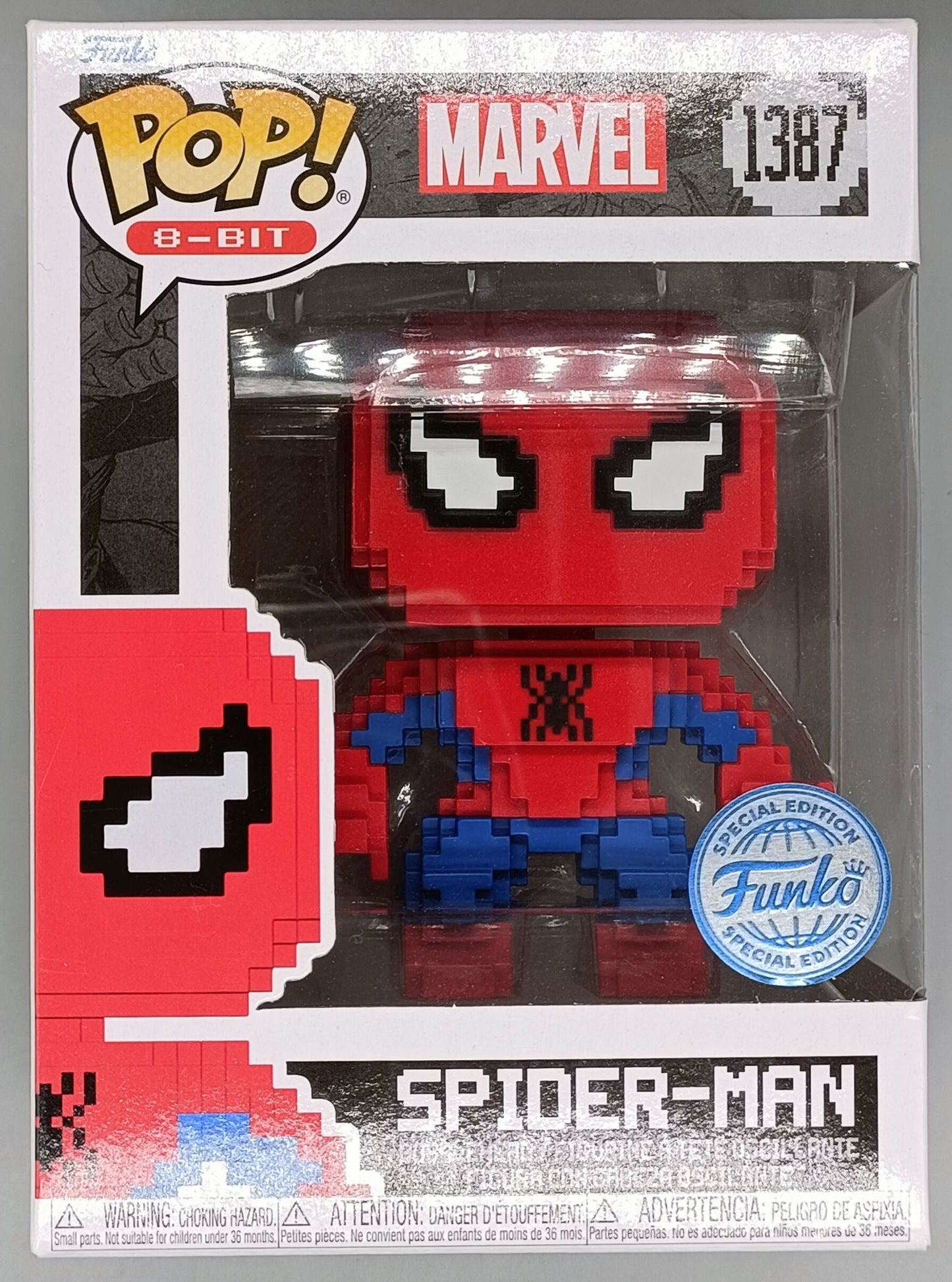 1387 Spider-Man - Marvel 8-Bit - Funko POP - Box Damaged Funko