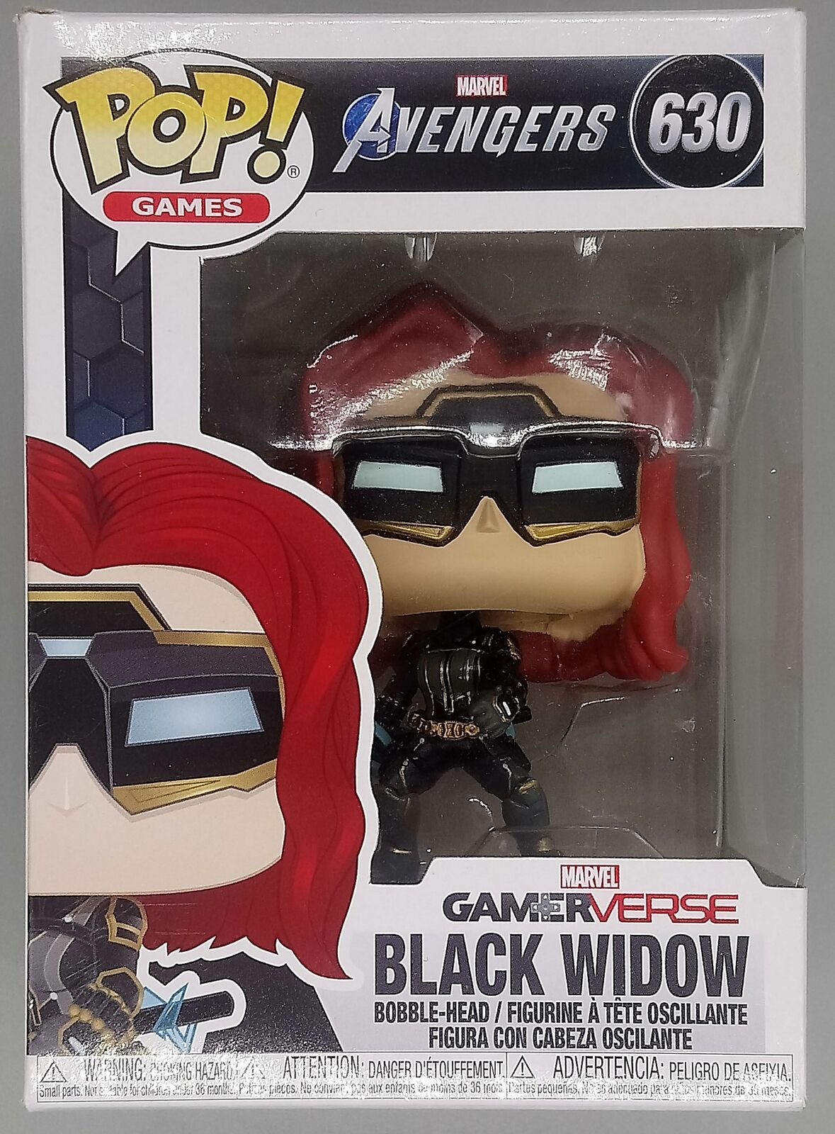 630 Black Widow - Marvel: Avengers Game - Damaged Box Funko POP Funko