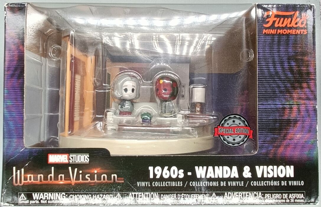 1960s Wanda & Vision Wandavision Marvel - Mini Moment Box Damaged Funko POP Funko