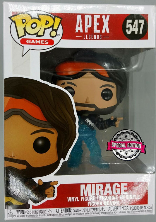 547 Mirage (Decoy) - Translucent Apex Legends Funko POP Funko