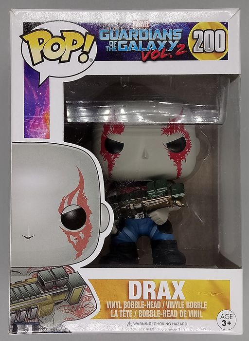200 Drax - Marvel Guardians of the Galaxy Vol 2 Box Damaged Funko POP Funko