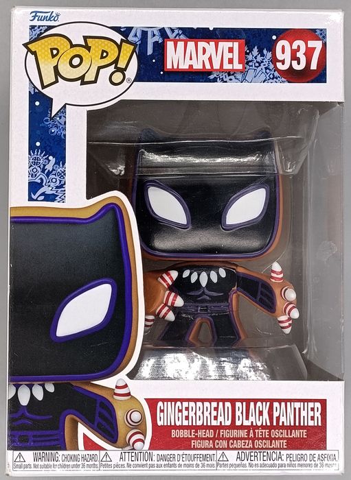 937 Gingerbread Black Panther - Marvel - Box Damaged Funko POP Funko