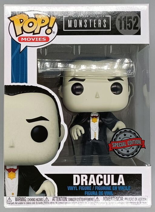 1152 Dracula - Universal Monsters - Box Damaged Funko POP Funko