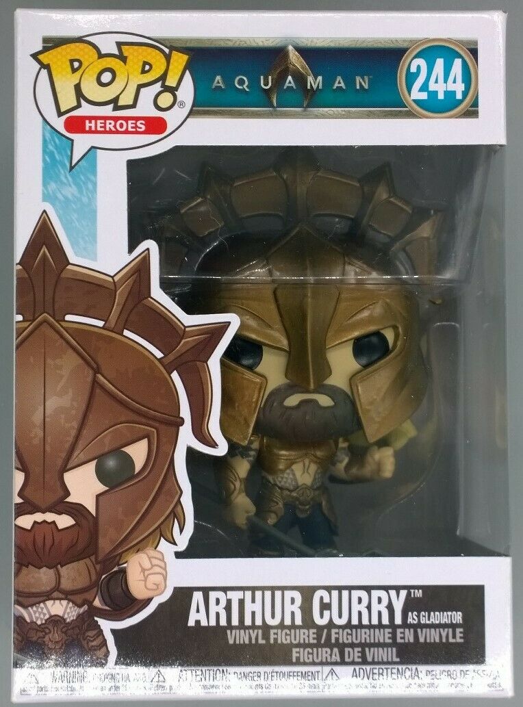 244 Arthur Curry (as Gladiator) DC Aquaman - Box Damaged Funko POP Funko