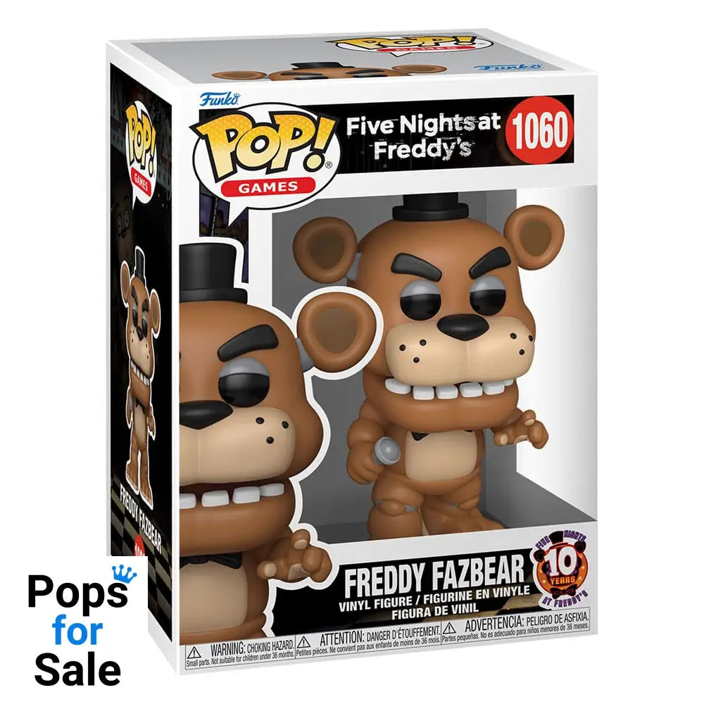 1060 Freddy Fazbear - Five Nights at Freddy's 10th Anniversary FNAF Funko POP PRESALE