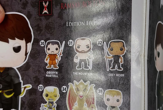 37 Ramsay Bolton - Game of Thrones - Box Damaged Funko POP