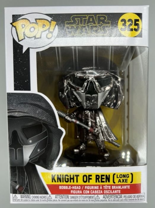 325 Knight of Ren (Long Axe- Hematite) Chrome Star Wars Funko POP Funko