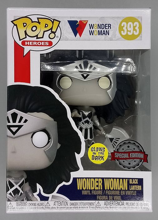 393 Wonder Woman (Black Lantern) Glow - DC 80th Anniversary Funko POP Funko