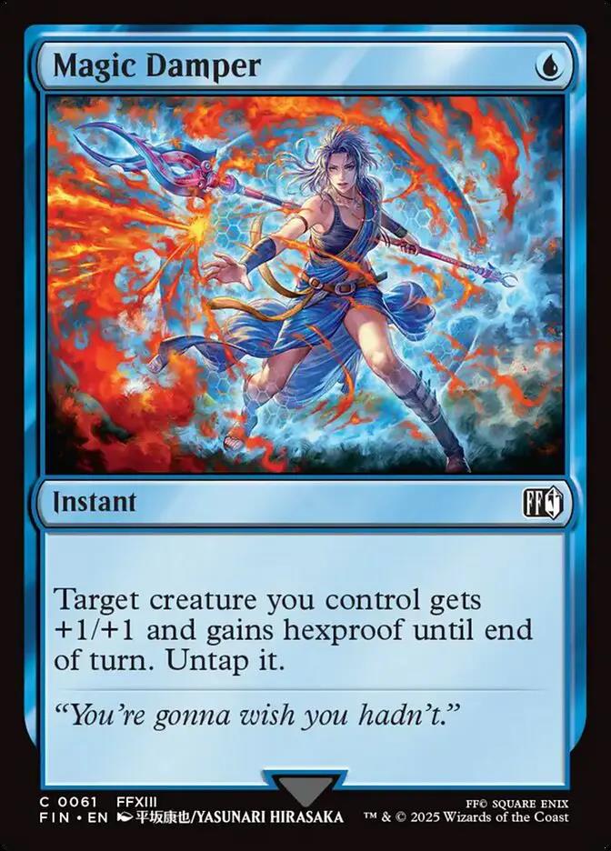 61 - Magic Damper - Final Fantasy - Normal - Magic: The Gathering Card