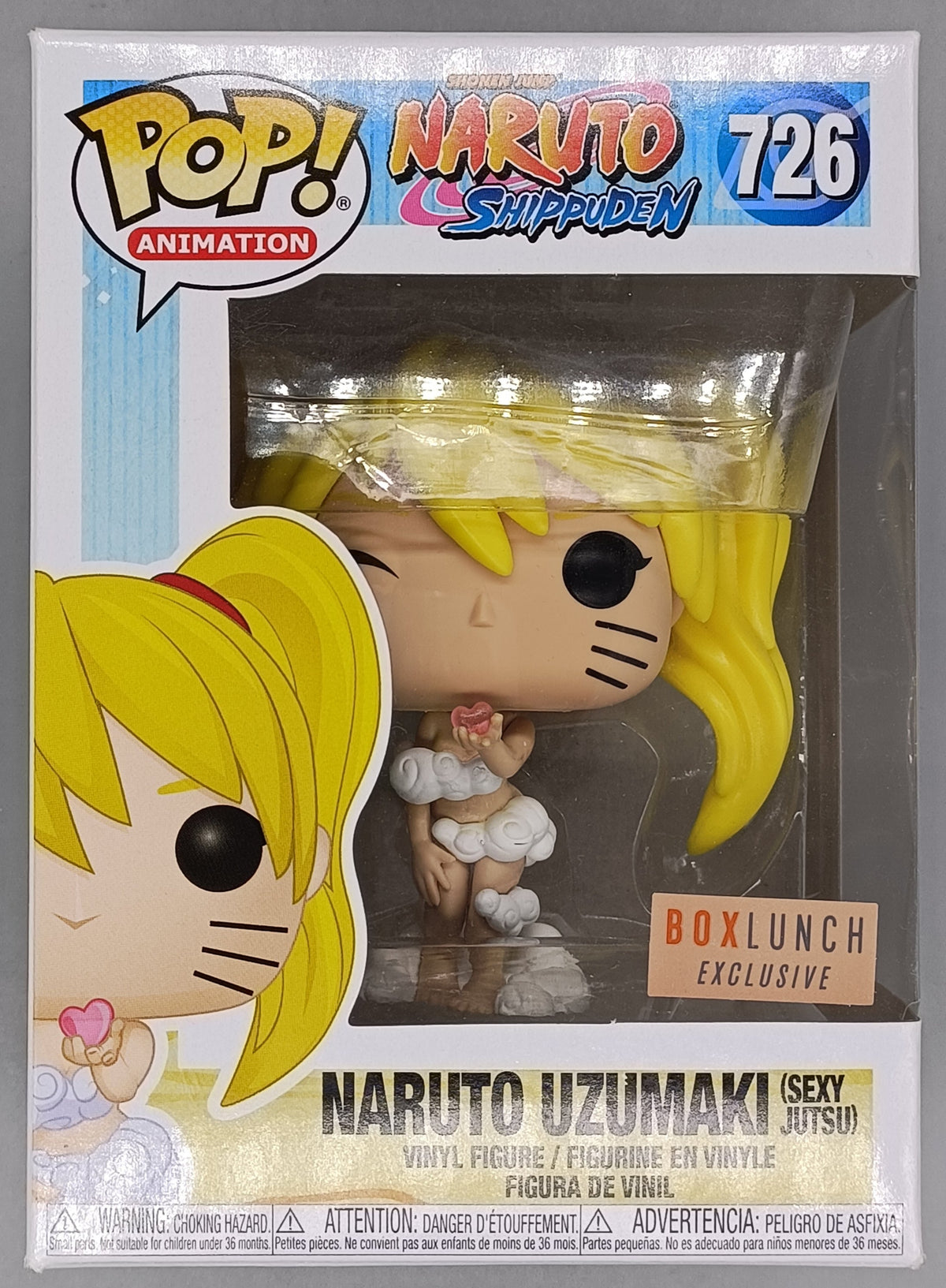 726 Naruto Uzumaki (Sexy Jutsu) Naruto Shippuden Box Damaged Funko POP Funko