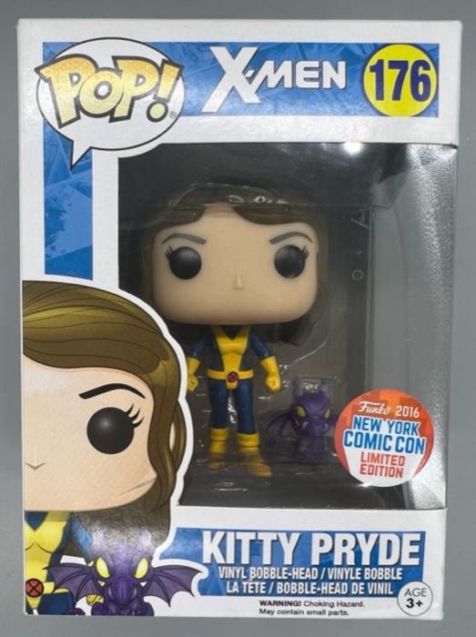 176 Kitty Pryde (w/ Lockheed) Marvel XMen 2016 Con Box Damaged Funko POP