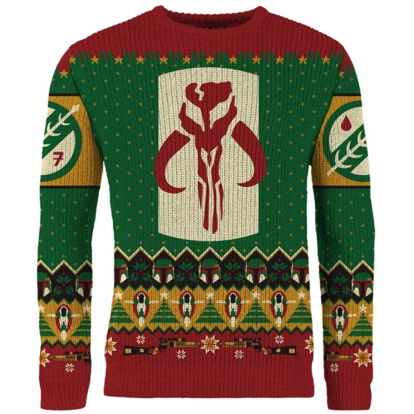 Star Wars Boba Fett Christmas Jumper (Size M)