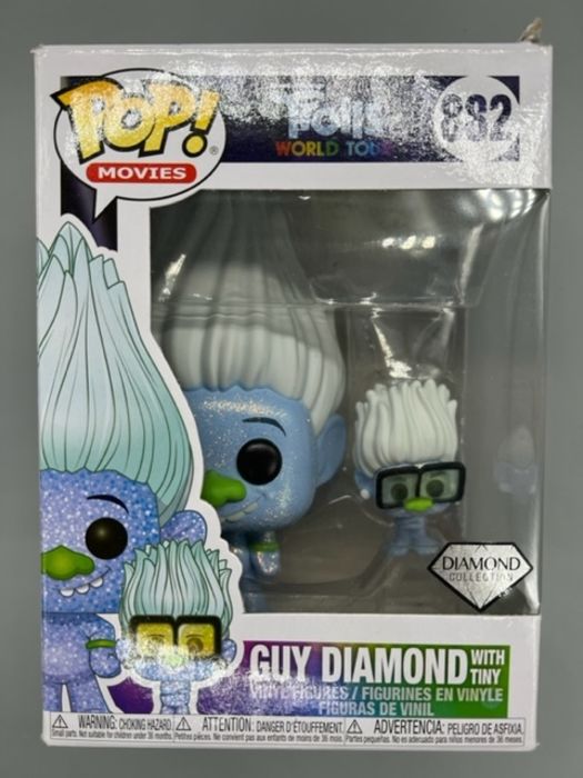 882 Guy Diamond (with Tiny) Diamond - Trolls World Box Damaged Funko POP Funko