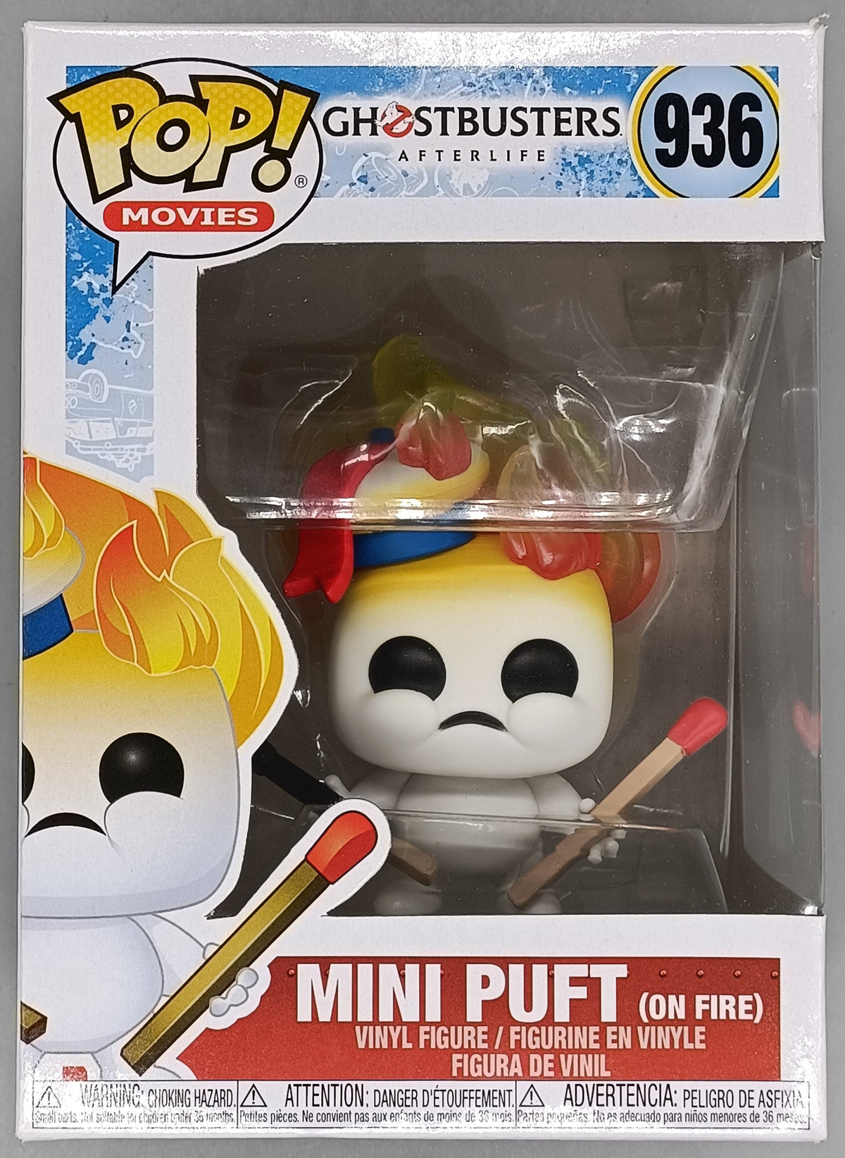 936 Mini Puft (on Fire) Ghostbusters Afterlife Funko POP Funko