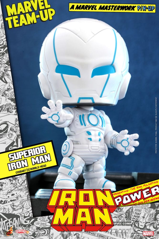 Cosbaby Superior Iron Man - Marvel Comics - Hot Toys - Brand New Hot Toys