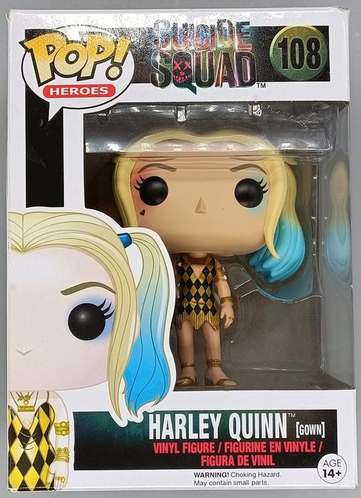108 Harley Quinn (Gown) - DC Suicide Squad - Box Damaged Funko POP Funko