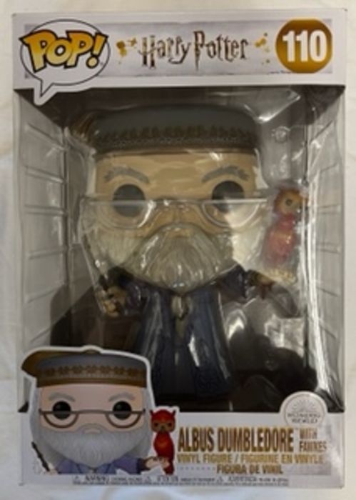110 Albus Dumbledore (with Fawkes) 10 Inch - Harry Potter Damaged Box Funko POP Funko