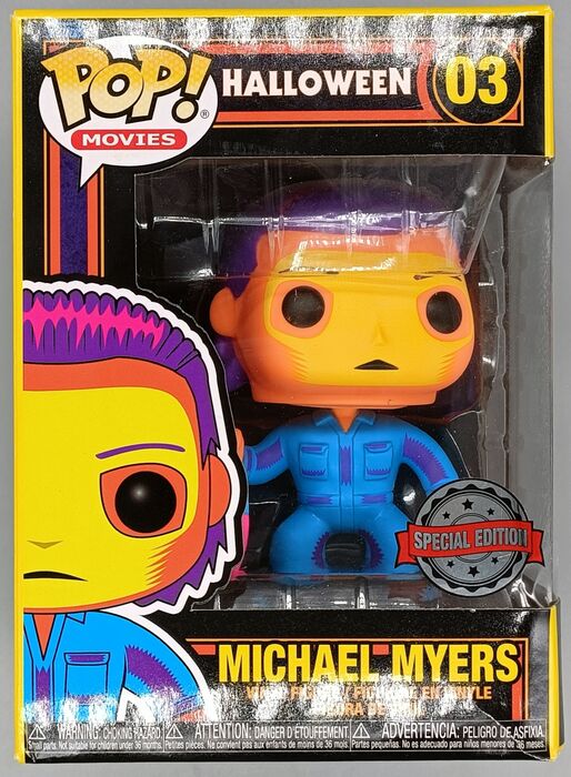 03 Michael Myers - Blacklight - Halloween - Horror Box Damaged Funko POP Funko