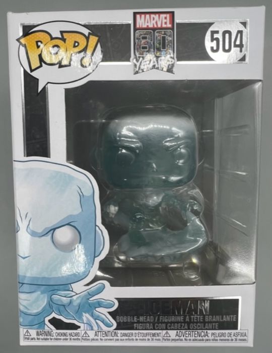 504 Iceman (First Appearance) - Marvel 80 Years - Damaged Box Funko POP Funko